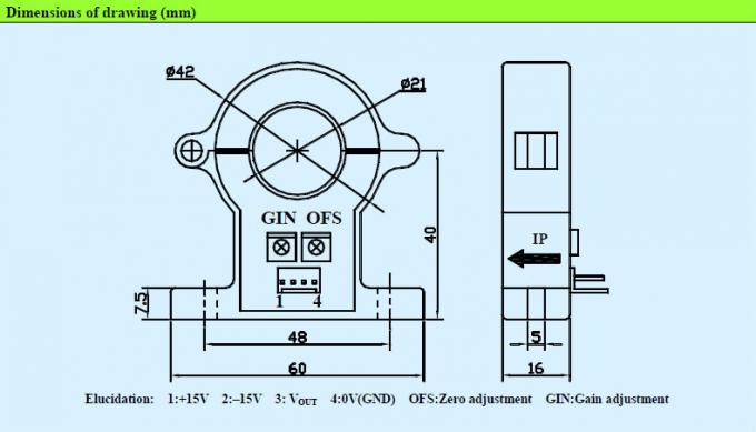 Il tipo corrente CE del piatto di sensore di Corridoio del centro spaccato CC/di CA del montaggio ha approvato CS200EK1